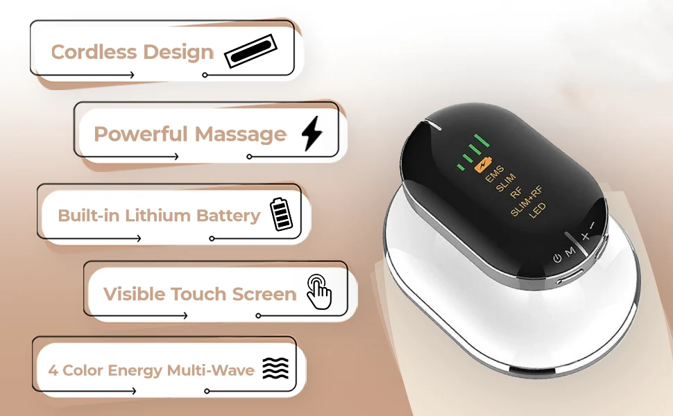 Advanced RF Slimming Device with Wider Coverage EMS & LED - Image 2
