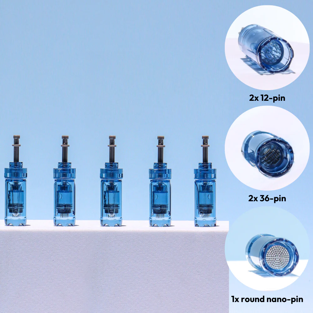 Dr. Pen M8S Face and Body Combo Cartridges (1 Pack of 5)